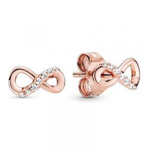 Pandora - Sparkling Infinity Stud Earrings -